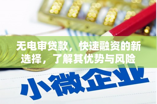 武义县无电审贷款，快速融资的新选择，了解其优势与风险