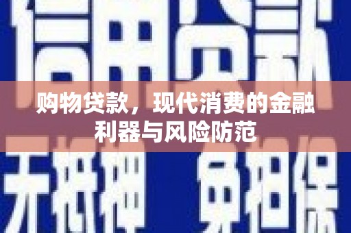 武义县购物贷款，现代消费的金融利器与风险防范