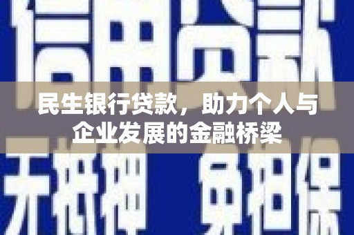 武义县民生银行贷款，助力个人与企业发展的金融桥梁
