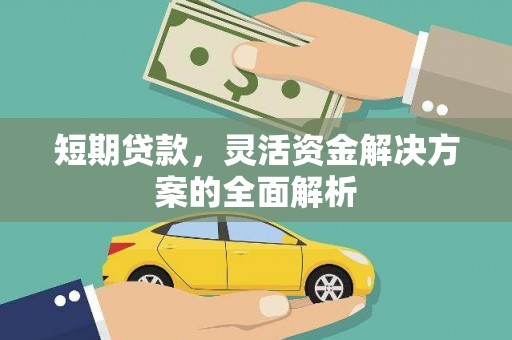武义县短期贷款，灵活资金解决方案的全面解析
