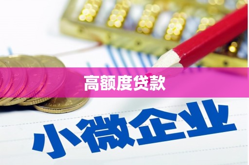 武义县高额度贷款